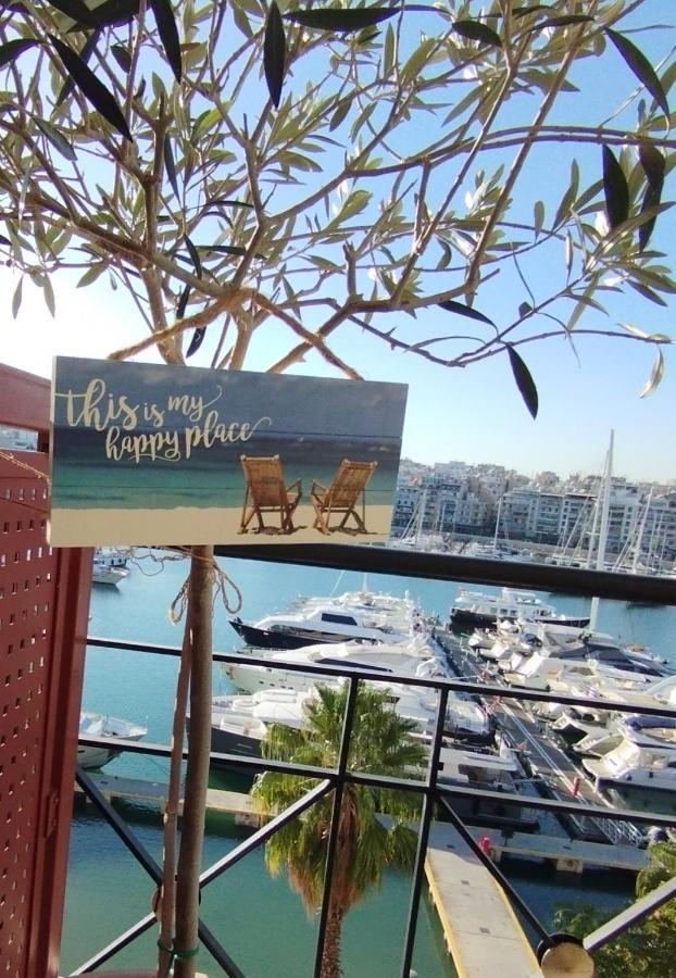 Mia'S Seaside Penthouse - Panoramic View Lägenhet Pireus Exteriör bild