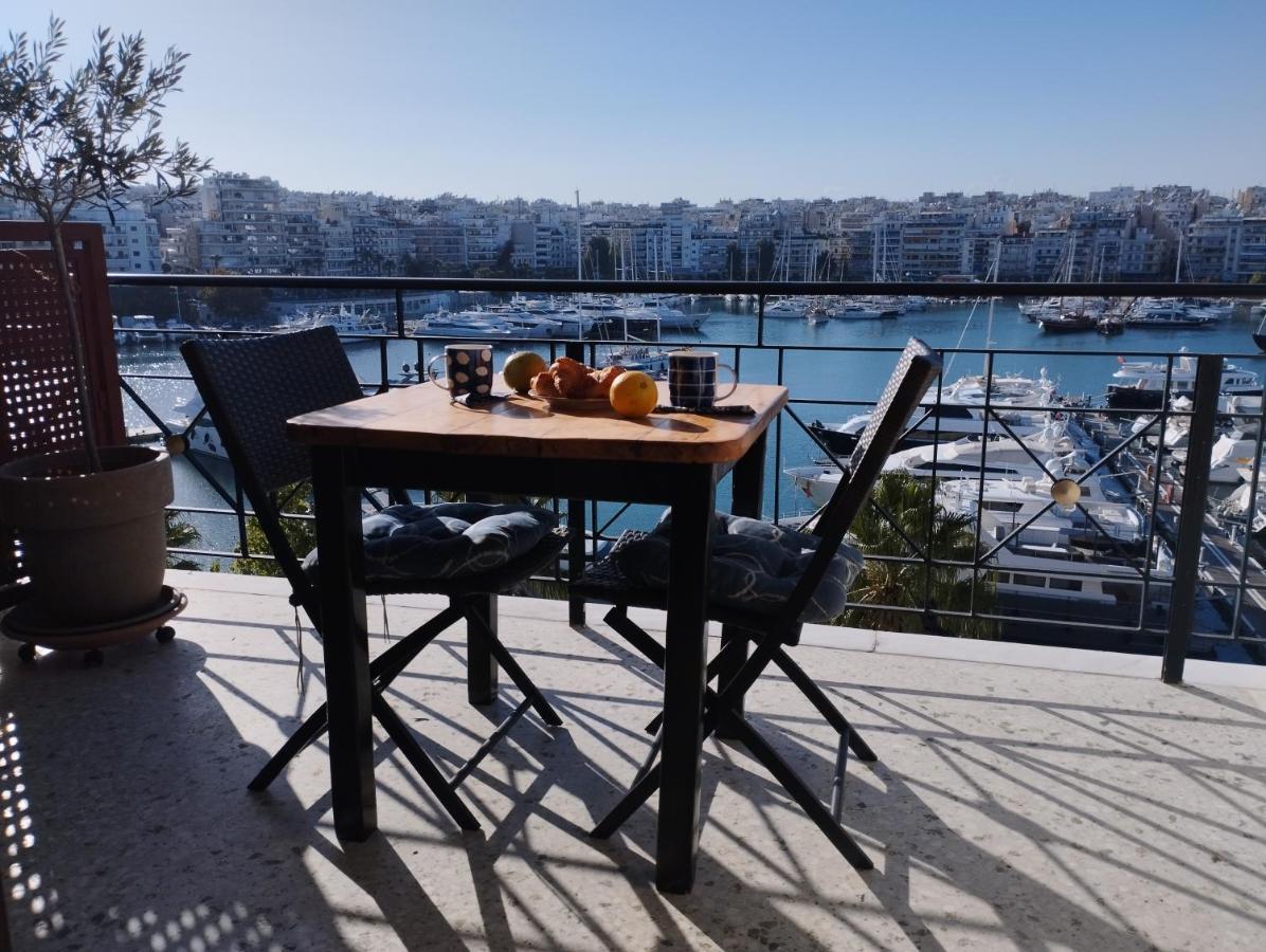 Mia'S Seaside Penthouse - Panoramic View Lägenhet Pireus Exteriör bild